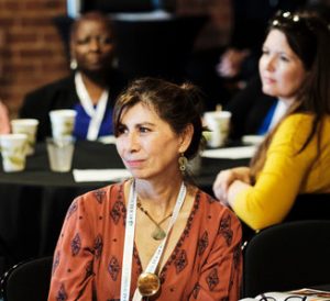 Filmmaker Anita Holsapple at the inaugural Rural Women's Summit