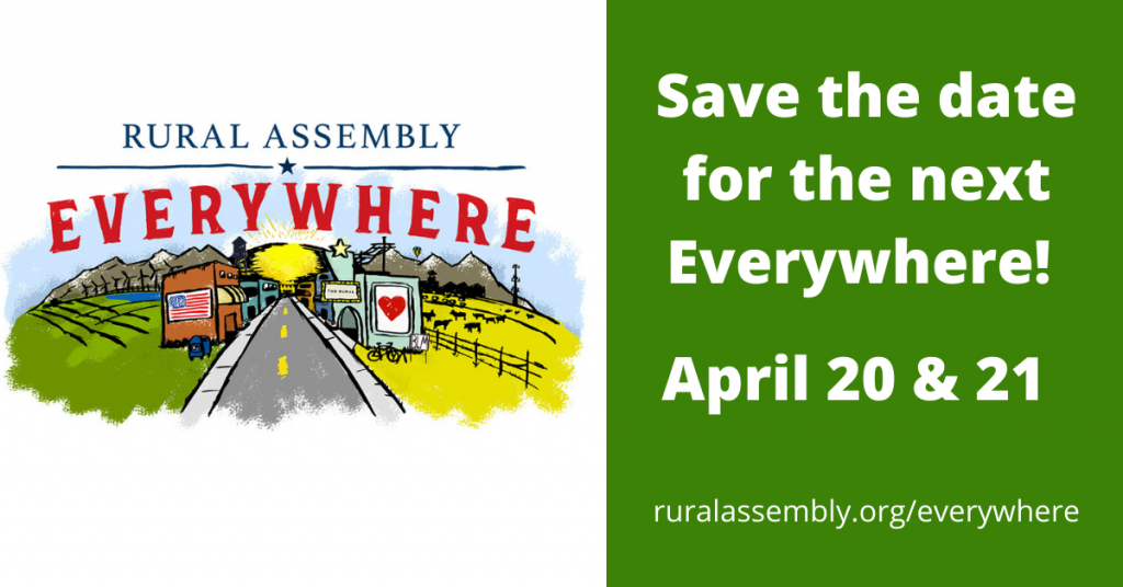 save the date for Rural Assembly