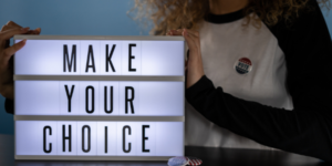 Make Your Choice Letter Board Voting Rights Blog