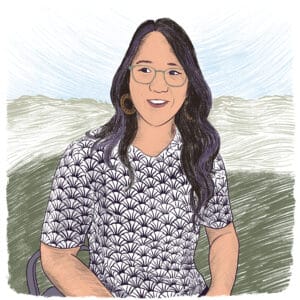 Illustrated photo of Nancy XiáoRong Valentine