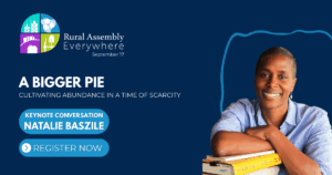 Natalie Baszile as featured speaker at Rural Assembly Everywhere